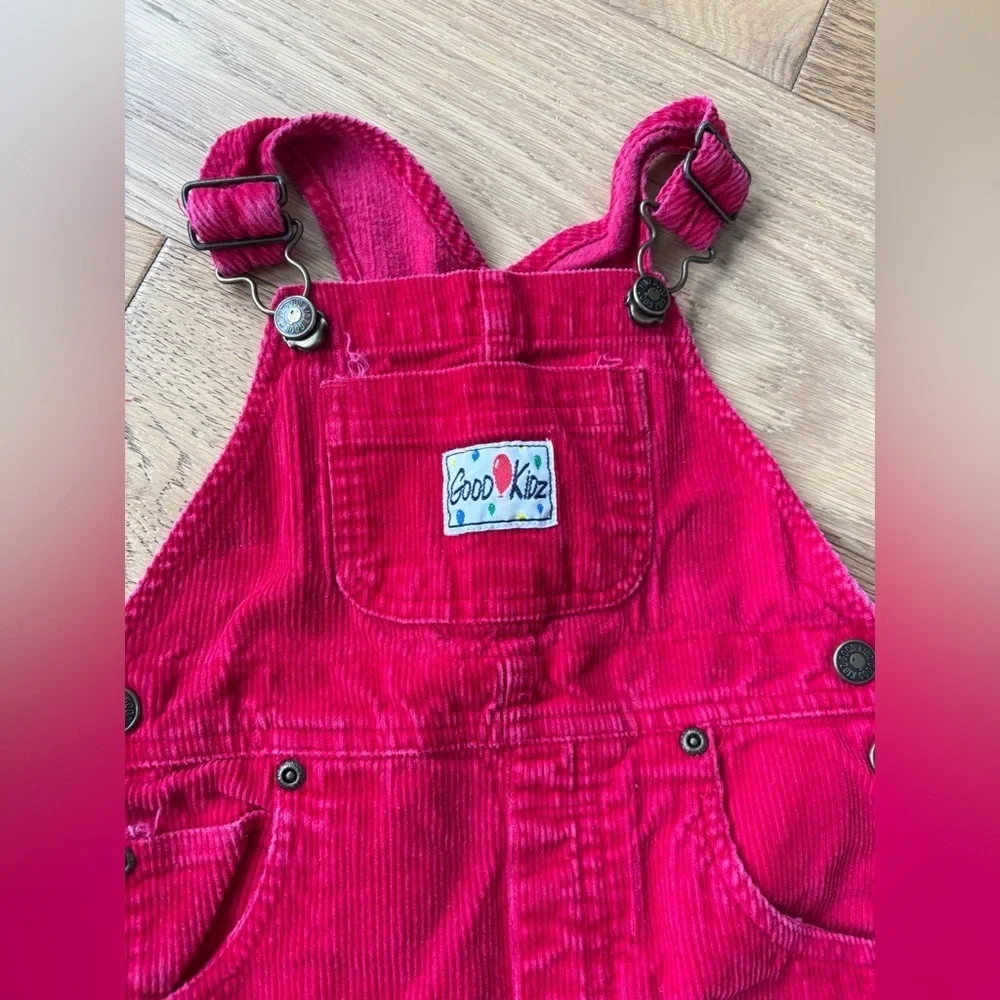 Vintage 90’ good kidz corduroy overalls 18mo